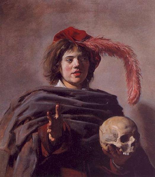  Portrait of a Young Man with a Skull
